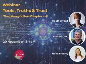 Tools, Truths and Trust Library's next chapter -AI -large